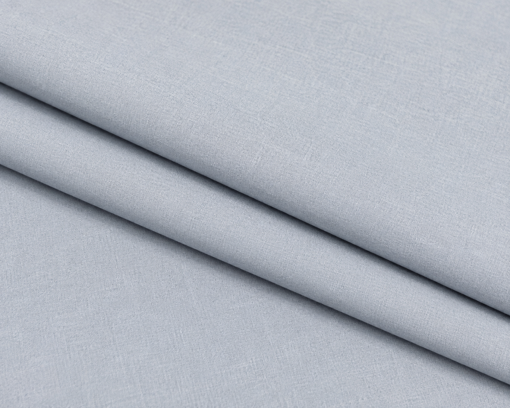 AW Aura Blended Wash & Wear fabric in Ice Blue Gray, premium fabric
