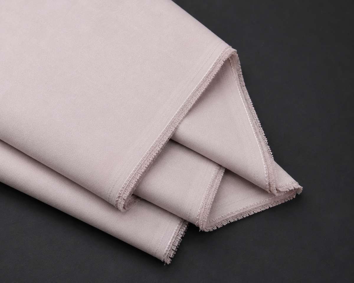 AW Aura Blended Wash & Wear fabric in Soft Blush Grey, premium fabric