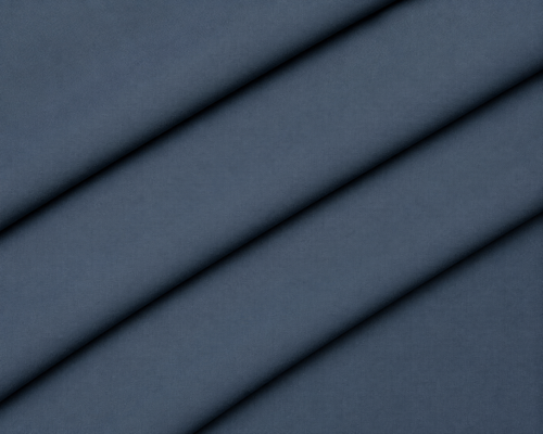 AW Classic Blended Wash & Wear fabric in Slate Blue, Folded