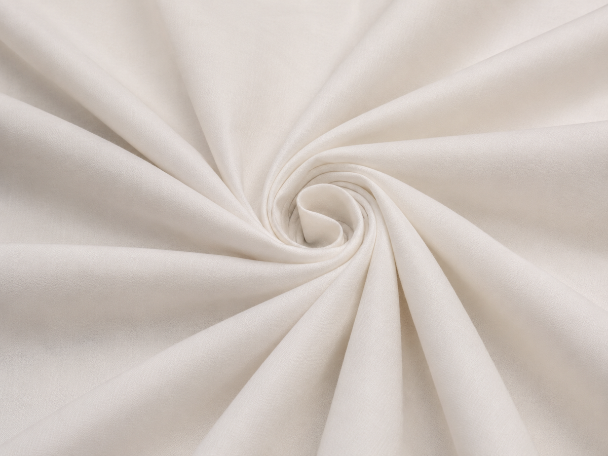 AW Classic Blended Wash & Wear fabric in Off White Close Up Texture