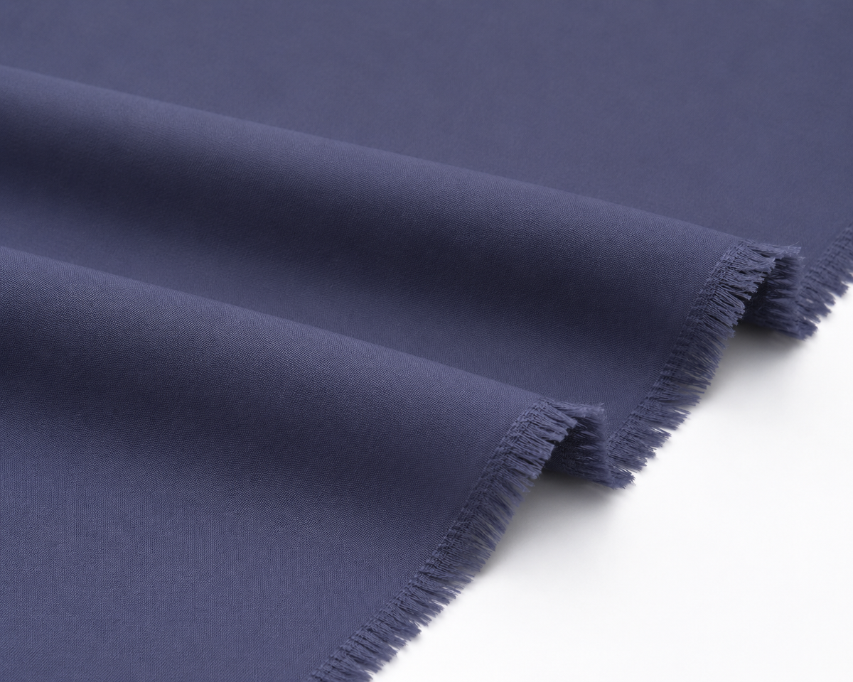 AW Prestige Blended winter wash & wear fabric in Smoky Violet Blue Premium Quality